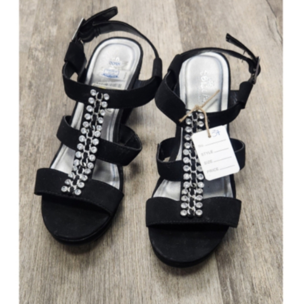 SBICCA Black Wedges RS 37